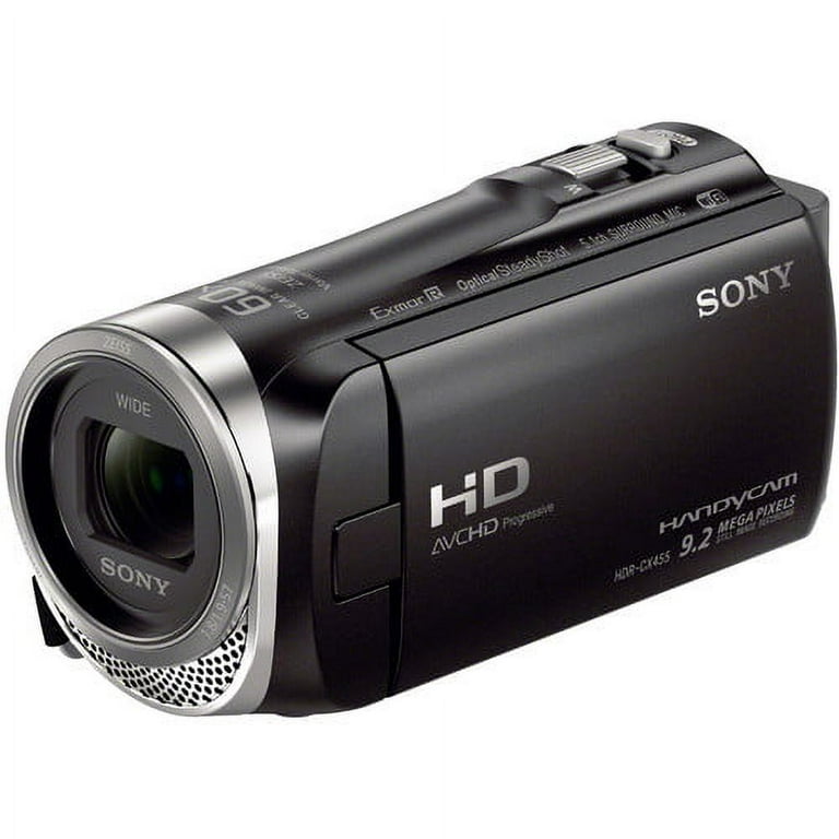 Sony Handycam HD ビデオカメラ Sony HDR-CX455 Full HD Handycam Camcorder with 8GB Internal Memory