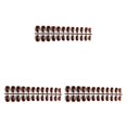 thumbnail image 2 of Jumpingount 24 piezas de ballet resistentes a los arañazos Prensa en las uñas DIY Acrílico Nail 23brown Type1 NO1 Jumpingount CBP256131, 2 of 6