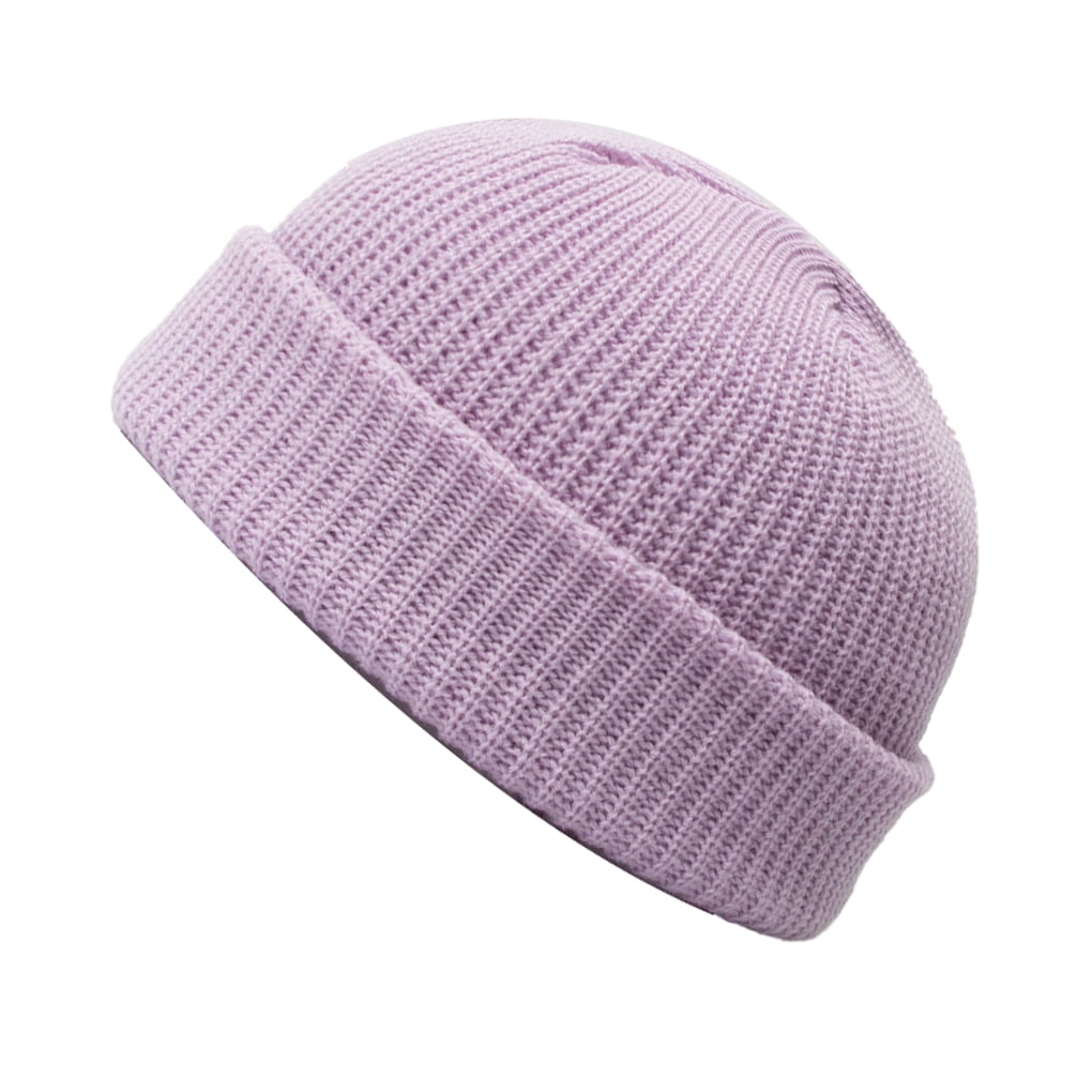 VONKY Winter Knitted Yarn Hat DIY Unisex Fashion Outdoor Short