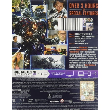 Transformers: Age of Extinction [2 Discs] [Includes Digital Copy] [Blu-ray/DVD] [2014]
