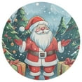 thumbnail image 3 of Funny Santa Claus Christmas Round Small Area Rug, Print Non Slip Washable Floor Mat, Soft Throw Rug for Living Room, Powder Room Entryway, Bathroom, Bedside, 3 of 7