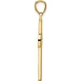 thumbnail image 2 of 14K Yellow Gold Polished Beaded Cross Pendant (Width 21) (Length 39) - Jbsp, 2 of 5