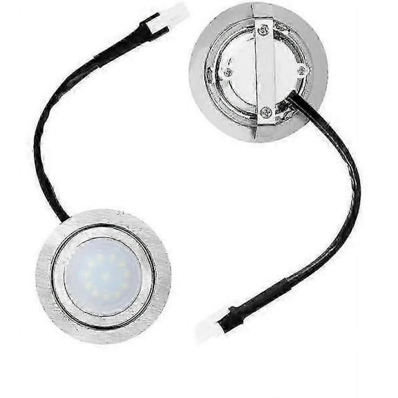 Range Hood Light，2pcs Range Hood Light Bulbs, Stainless Steel Range Hood Led Light Replacement Recessed Kitchen Range Hood Light