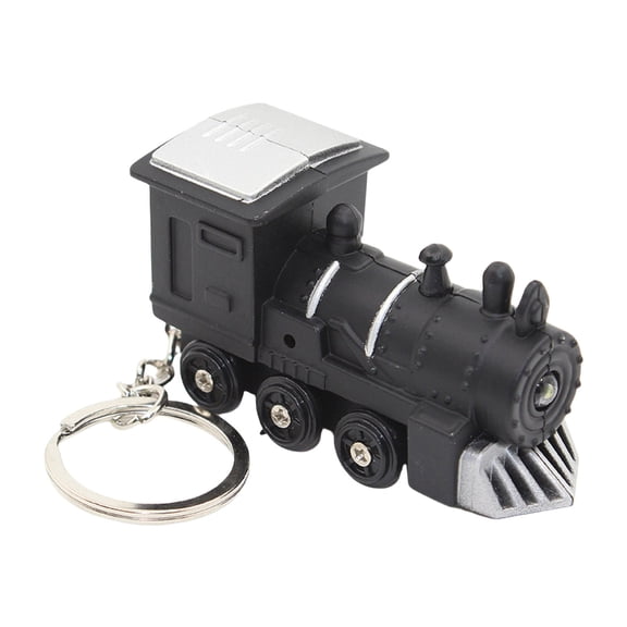 tegongse Train Key Chain LED Light Keychains Train Pendant Keyholders Car Key Rings Backpack Hanging Ornaments for Bag Decoration