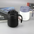 thumbnail image 6 of Coffee Mug With Handle 12oz Insulated Stainless Coffee Travel Mug Double Wall Vacuum Reusable Coffee Cup With Lid, 6 of 9
