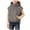 Coffee, variant on Nilvkv Vest for Boys, Kids Weighted Vest, Solid Color Hooded Zip Up Padded Vest Outerwear Brown 2-3 Years Brown 2-3 Years
