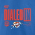 thumbnail image 4 of Men's Fanatics  Blue Oklahoma City Thunder 2025 Northwest Division Champions Locker Room T-Shirt, 4 of 4