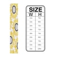 thumbnail image 6 of Table Runner Dresser Scarves 120 Inch Long, Rustic Yellow Black Sunflowers Flower Linen Dining Table Runners White Line Stripe Petal Tabletop Scarf for Wedding Holiday Party Kitchen, 6 of 7