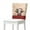 Cow Holly Poinsettia Snowflake, variant on TSOVTHRID Butterfly Daisy Vintage Print Chair Back Cover Dining Room Chairs Covers Washable Thick Chair Back Protector Cover for Home Kitchen Banquet Party Decor, Set of 1