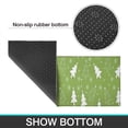 thumbnail image 6 of Green Christmas Tree Pattern Kitchen Rugs Sets Of 2,Anti Fatigue Kitchen Mat Rugs Non Slip Washable,Decorative Kitchen Floor Mats for Kitchen,Sink,Laundry,17"x30"+17"x47", 6 of 7