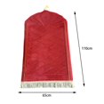 thumbnail image 3 of thinsony Portable Soft Muslim Carpet Area Rugs Eid Wedding Birthday Present Red, 3 of 9
