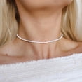 thumbnail image 6 of Grandest Birch Simple Women Beaded Choker Necklace Summer Beach Jewelry Birthday Gift Porcelain White, 6 of 7