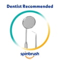 thumbnail image 5 of Spinbrush Pro Whiten Paquete económico de cepillo de dientes eléctrico a batería, cerdas medianas, baterías incluidas, 1 cepillo y 1 cabezal de repuesto, 5 of 5