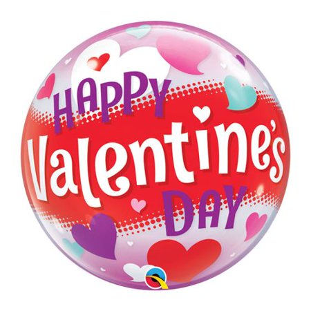 Burton & Burton 22" Hvd Hearts Bubble Balloon