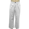 thumbnail image 4 of WIZUTIZ Men's Linen Pleated Suit Pants Casual Zipper Wide Leg Pants Trendy Loose Fit Comfy Dress Trousers with Multi Pockets, 4 of 4