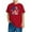 Red-5, variant on GERsome Girls 4th of July Patriotic Tops American Flag Graphic Tees Short Sleeve Crewneck T Shirts Loose Fit Summer USA Flag Stars Stripes Tops, 7-8 Years