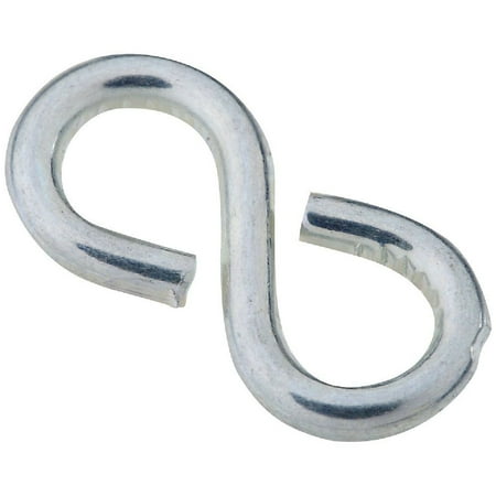 

2PK National 7/8 In. Zinc Light Closed S Hook (8 Ct.)