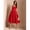 Red-XXS, variant on Red Spaghetti Strap Sweetheart Neck Fit & Flare Midi Dress