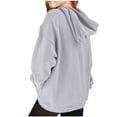 thumbnail image 5 of Zorckvet Kids Hoodie Pullover Hoodie Hooded Fleece Sweatshirt Long Sleeve Hooded Sweatshirt Soft Fleece Jacket Warm Casual Hoodie Comfortable Streetwear Hoodie Kangaroo Pocket, 5 of 7