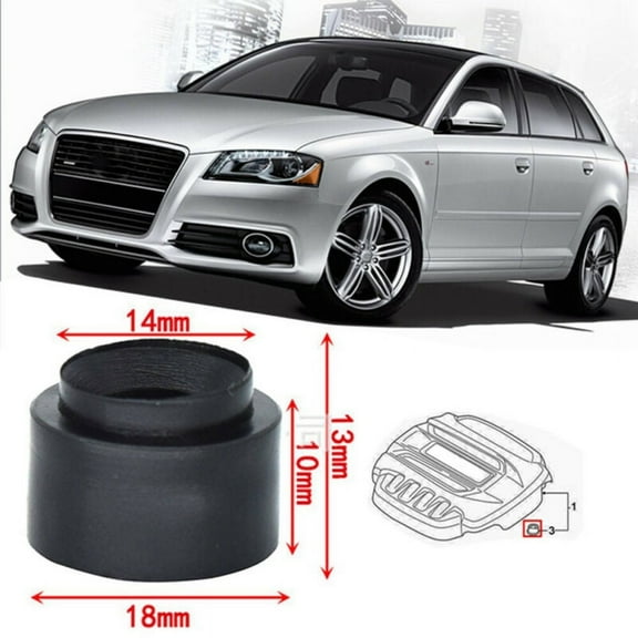 For A3 A4 A5 A6 A7 A8 A1 Q5 Q7 Engine Rubber Mount Cover Grommet Connector