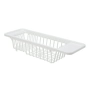 Kitchen Details Over the Sink Plastic Dish Drying Rack 0.46 lb , White