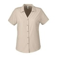 thumbnail image 4 of CORE365 CE510W Women's Ultra UVP Marina Shirt-Stone-S, 4 of 6