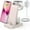 Pink, variant on ETEPEHI 3 in 1 Magnetic Charging Station - 2026 Foldable Wireless Charger Compatible for iPhone 17/16/15/14/13/12 Plus Pro Max, Portable Charger Dock for iWatch & AirPods