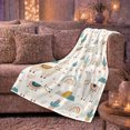thumbnail image 6 of Llamas Rainbows Cactus and Mountain Pattern, Cute Boho Animal Art for Llama Lovers, Birthday Gift, Soft Flannel Blanket for Bedroom and Lounge, Fresh Home Decor, 6 of 9