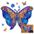 thumbnail image 1 of UNIDRAGON Intergalaxy Butterfly Wooden Jigsaw Puzzle RS 700 Pieces, 1 of 9