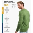 thumbnail image 6 of 𝗕𝗥𝗘𝗔𝗧𝗛𝗔𝗕𝗟𝗘 Men’s Lightweight Merino Wool Thermal Base Layer Shirt with Hiking Socks - Merino.tech, 6 of 9