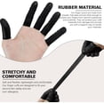 thumbnail image 2 of LQQBOX 200pcs Disposable Latex Finger Cots Protective Fingertips Gloves Rubber Industrial Fingerstall Sleeves(Black), 2 of 7