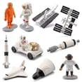 thumbnail image 2 of Estatuilla de astronauta Sunnimix 10 piezas Figuras de juguetes para Decoración de tartas, 2 of 8