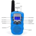 thumbnail image 2 of Walkie Talkie 2 para niños Adecuado para niños y niñas de 3 a 12 años Radio bidireccional con 3 millas BLUCH BLUE Regalo de Navidad B, 2 of 5