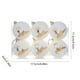 thumbnail image 3 of 6 Adornos Navideños de Terciopelo Blanco con Estampado de Renos, Bolas de Plástico Irrompibles de 5,8 Cm para Colgar En El Árbol de Navidad y Decorar El Invierno | Decoraciones Festivas para El Hogar, 3 of 6