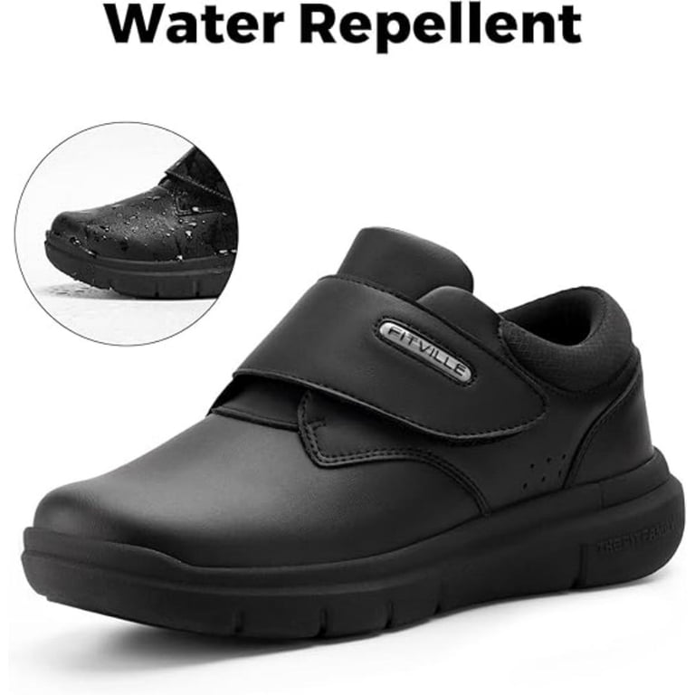 FitVille Diabetic Shoes for Men, Wide Leather Oxford Shoes  display picture 1