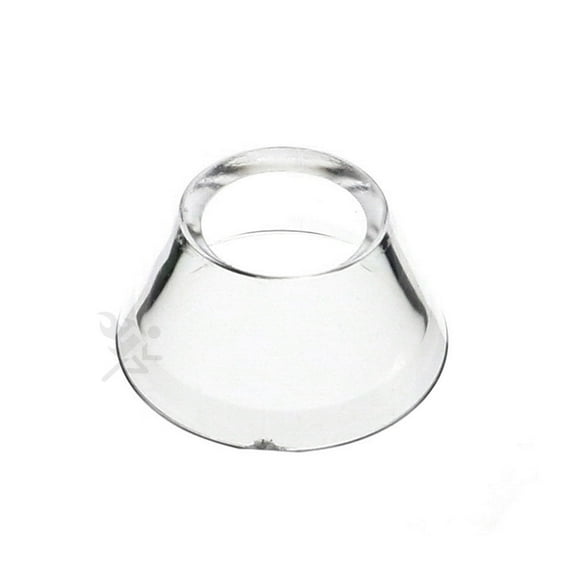 OnFireGuy Clear Round Reversible Cone Display Stand for Golf Ball Baseball Marbles Egg Sphere Puzzle Balls, 10 Pack