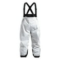thumbnail image 7 of YOIAVIAOY Womens Snow Ski Pants Overalls Waterproof Athletic Bibs Workout Casual Winter Warm Bib White M, 7 of 7