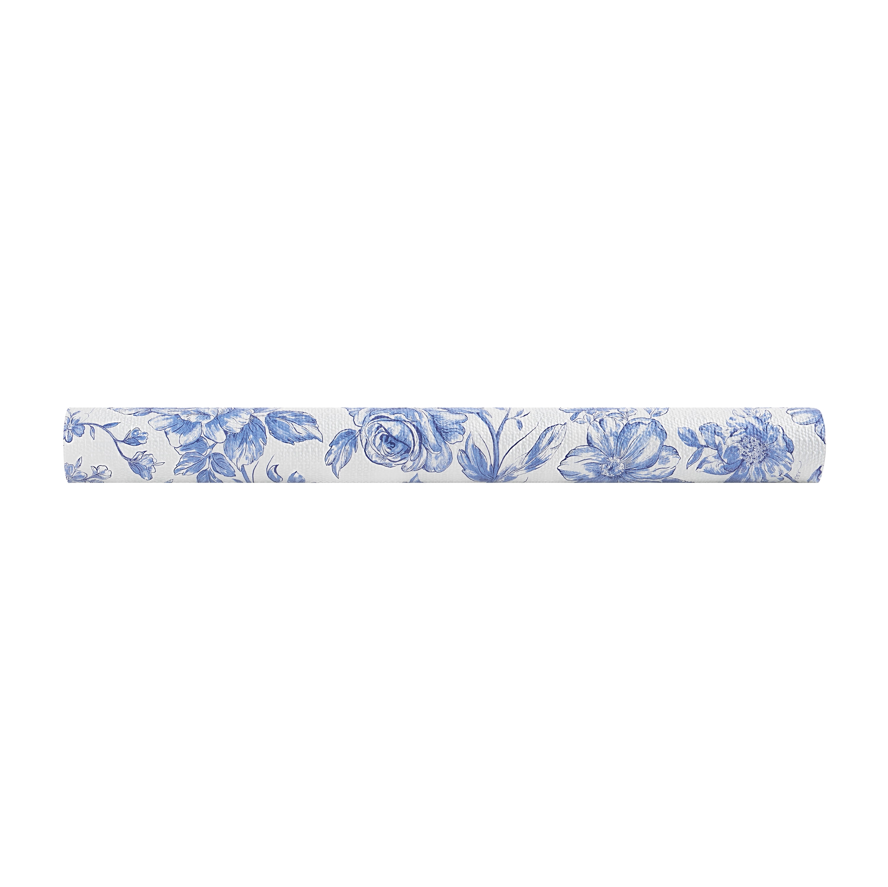 The Pioneer Woman Agatha Non-Adhesive Vinyl Shelf Liner, Blue, 20" x 6'