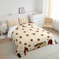 thumbnail image 3 of Feelyou Rustic Texas Stars Bedding Comforter Set for Teen, Rustic Lodge Cabin Twin Comforter Sets, Vinatge Fashion Bedding Set, Ultra Soft Home Decor, 2-Piece, 3 of 8