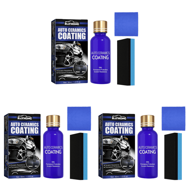 Kit Revestimiento Cerámico para Automóvil Aerosol Reparación Automóviles A Prueba Polvo Cuidado Pintura Coche Impermeable
