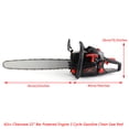 thumbnail image 3 of 62cc Chainsaw 22" Bar Powered Engine 2 Cycle Gasoline Chain Saw Red, 3 of 10