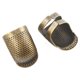 thumbnail image 4 of Anillo de dedal retro ajustable de bronce, anillo de bordado antideslizante hecho a mano, aguja retro, aro de prensa para dedo, 4 of 6