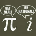 thumbnail image 3 of CafePress - Get Real Be Rational Dark T Shirt - Men's Classic Graphic Cotton T-Shirt, 3 of 4
