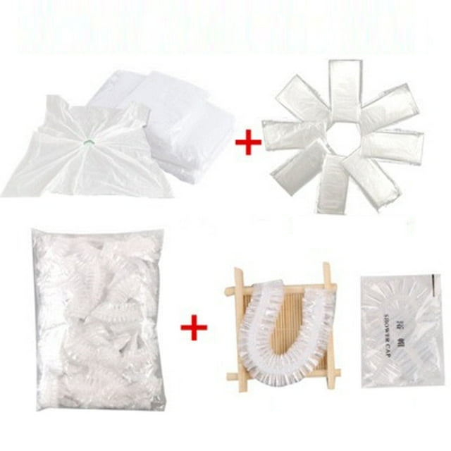 WIFKLSIIPG Disposable Waterproof Hair Salon Capes Washing Pads Shampoo Cape Barber Tools Set