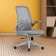 thumbnail image 5 of Silla de Escritorio Giratoria, Silla de Malla Ergonómica, Silla de Computadora, Silla con Respaldo, Silla de Juego, Cojín Grueso P Espalda media gris mayimx Sillas de oficina, 5 of 9
