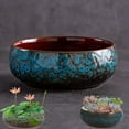 thumbnail image 5 of MOQIN 1PC Large Flow Pot Bowl Lotus Water Lily Succulent Ceramic Basin Hydroponic Flower Pots Without Drain Holes, Lotus Bowl Planter, Applicable to Succulent Plants Hydroponic Plant, 5 of 9