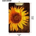 thumbnail image 3 of FMSHPON Sunflower Clipboard Hardboard Wood Nursing Clip Board and Pull for Standard A4 Letter 13x9 inches, 3 of 8