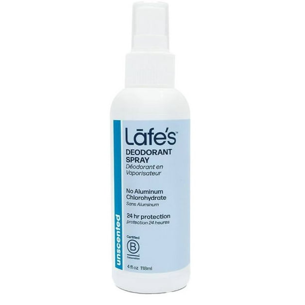 Lafe's - Spray Déodorant Cristal Naturel, 118ml