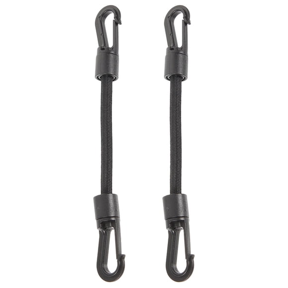 Miangastore 2 Pcs Cordes de Crochet de Camping Extérieur Sangles de Crochet Portables Sangles de Boucle Élastiques Accessoire de Camping