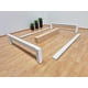 thumbnail image 4 of Base Para Cama Matrimonial Muebles GM Tradicional Desarmable Madera de Pino Con Laca Color Blanco, 4 of 5